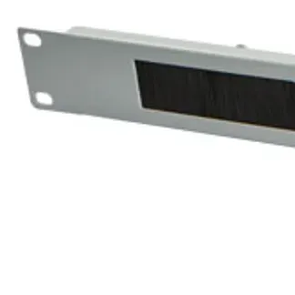 ALLNET 19″zbh. Kabeldurchführungsplatte, 1HE, Metall, Lichtgrau, mit Bürste, ALLNET 19″zbh. Kabeldurchführungsplatte, 1HE, Metall, Lichtgrau, mit Bürste,