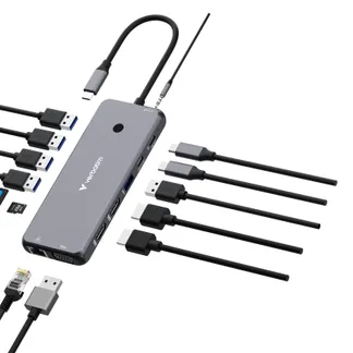 Verbatim CMH-14 USB Typ-C 5000 Mbit/s Silber Verbatim CMH-14 USB Typ-C 5000 Mbit/s Silber