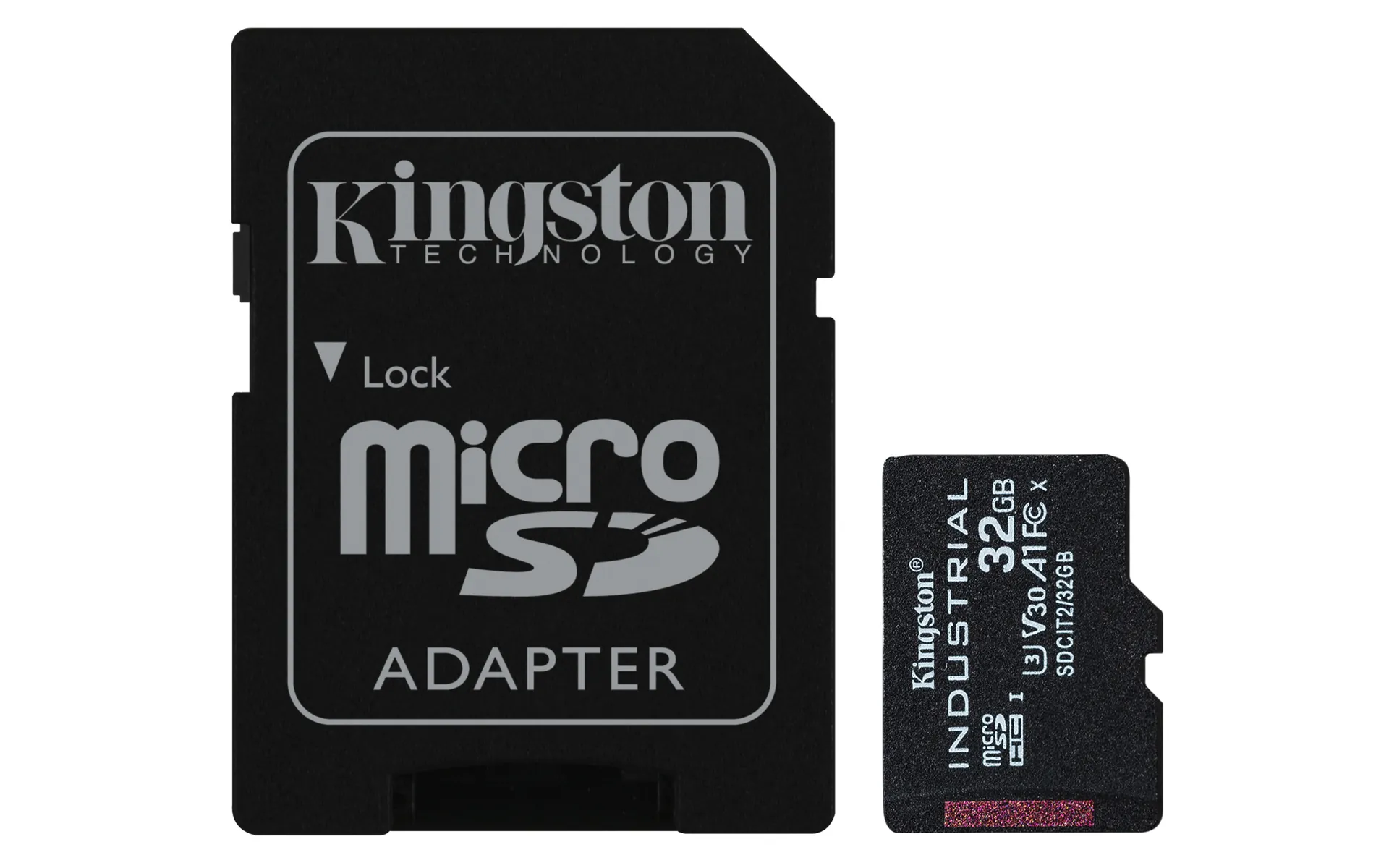 Kingston Technology 32GB microSDHC Industrial C10 A1 pSLC Karte + SD-Adapter Kingston Technology 32GB microSDHC Industrial C10 A1 pSLC Karte + SD-Adapter