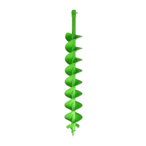 VEVOR Erdbohrer für Bohrmaschine, Ø 100x790 mm Gartenbohrer, kompatibel mit Bohrern mit 20 mm Innendurchmesser, Pfahlbohrer, Durchlässenbohrer, Grabungswerkzeug zum Pflanzen und Bohren – Bild 8