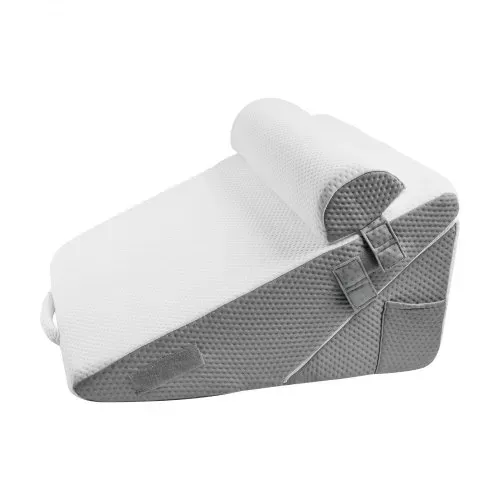VEVOR Bettkeilkissen, 3-teiliges orthopädisches Lesekissen-Set, mit Jacquard-Bezug & Schaumstoffunterstützung, Kissen nach Operationen zur Linderung von saurem Reflux, Rückenschmerzen & Schnarchen – Bild 8