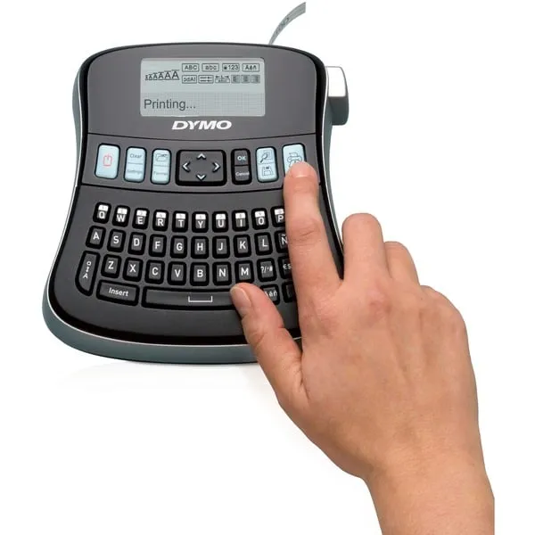 DYMO LabelManager 210D+ Beschriftungsgerät | Etikettiergerät mit QWERTZ Tastatur & großem Grafikdisplay | für D1 Etiketten in 69und 12mm Breite – Bild 4