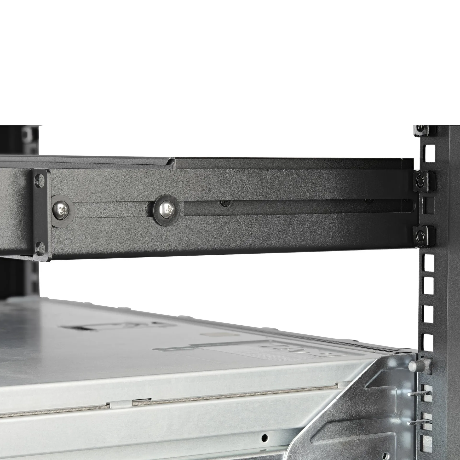 StarTech.com 1HE 19 Zoll Server Rack Schienen - 60,9-91cm Einstellbare Tiefe - Universelle 4 Pfosten Rack Schienen - Netzwerk Geräte/Server/UPS Schienen für HPE ProLiant Dell PowerEdge – Bild 4