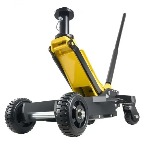 VEVOR Hydraulischer Rangierwagenheber 3 t Tragkraft, Wagenheber aus Aluminium & Stahl mit Doppelkolben-Schnellhubpumpe & Verlängerungssäule, Autoheber für SUVs, 15–59 cm Hubbereich Rennwagenheber – Bild 8