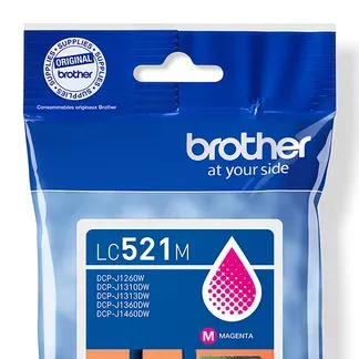 Brother LC521M Druckerpatrone 1 Stück(e) Original Magenta Brother LC521M Druckerpatrone 1 Stück(e) Original Magenta