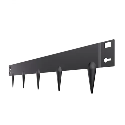 VEVOR Rasenkante, 5er-Set, 990x156x1,5 mm, rostbeständige Beeteinfassung aus Metall, biegbare Beetumrandung, Raseneinfassung, einfach zu installieren, Trennwand für Blumenbeete, Hofwege, schwarz – Bild 9