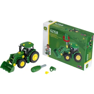 John Deere-Traktor mit Frontlader und Gewicht, Spielfahrzeug John Deere-Traktor mit Frontlader und Gewicht, Spielfahrzeug