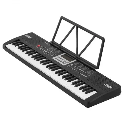 VEVOR Digitalpiano 61 Tasten Halbgewichtet E-Piano Elektronisches Keyboard für Anfänger und Musikliebhaber, 100 Klänge und Rhythmen, mit HiFi-Stereolautsprecher, Notenablage, USB-/MIDI-Anschluss – Bild 8