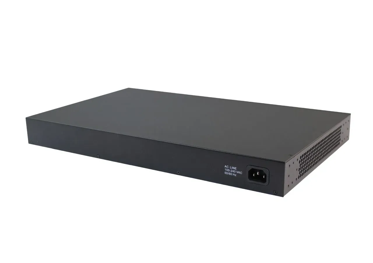 ALLNET Switch smart managed Layer2 28 Port • 24x 1 GbE • PoE Budget 400W • 4x SFP+ • 19" • Lüfterlos • ALL-SG8428v2FPM-10G – Bild 3