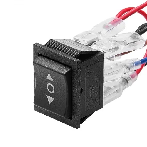 VEVOR Wippschalter, 6-poliger DPDT-Kippschalter mit 3 Positionen (EIN)-Aus-(EIN)-Polumkehrschalter AC 250 V/16 A 125 V/20 A, Ideal für Einsatz zu Hause, im Büro und in der Leichtindustrie. VEVOR Wippschalter, 6-poliger DPDT-Kippschalter mit 3 Positionen (EIN)-Aus-(EIN)-Polumkehrschalter AC 250 V/16 A 125 V/20 A, Ideal für Einsatz zu Hause, im Büro und in der Leichtindustrie.