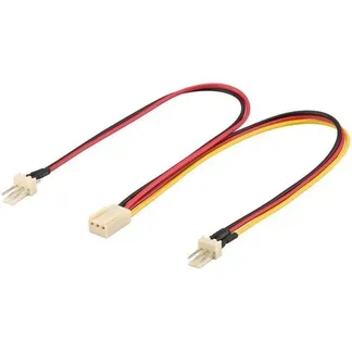 Y-Kabel 3Pin Buchse > 2x 3Pin Stecker Y-Kabel 3Pin Buchse > 2x 3Pin Stecker