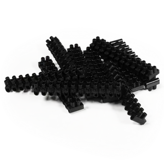 Lüsterklemme McPower, 12 Klemmen, 2,5mm², 3A, schwarz, 10er-Pack Lüsterklemme McPower, 12 Klemmen, 2,5mm², 3A, schwarz, 10er-Pack