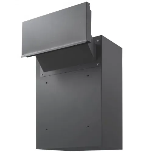 VEVOR Mauerdurchwurf Briefkasten Einbaubriefkasten 320x158x430mm dunkelgrau – Bild 10