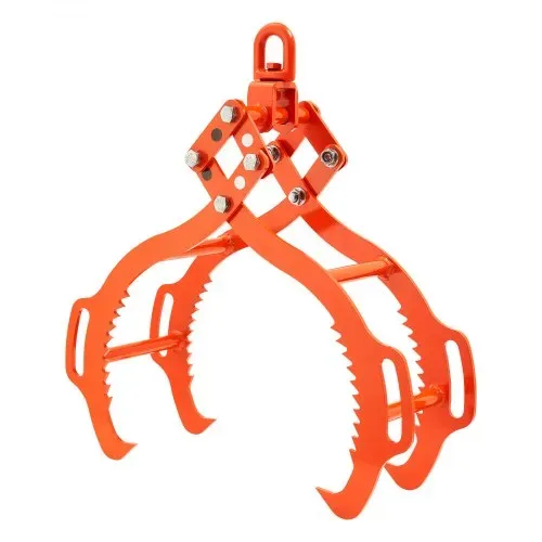 VEVOR Profi Forstzange 710-812 mm, Hebezange mit 4 Krallen, drehbare Holzzange aus Stahl, Tragfähigkeit 1000 kg, gezahntes Klauendesign, Holzgreifer, Schleppzange, Hakenzange für Traktoren, Karren – Bild 10