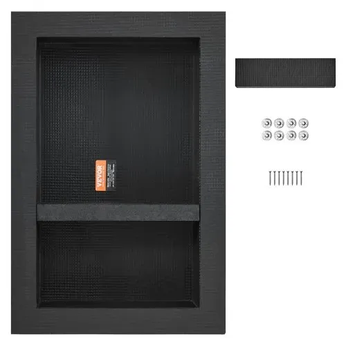 VEVOR Wandnische 10x40,64x60,96cm Duschnische Nische Befliesbar Doppellagig Wasserdicht Nischeneinbau Rückwandmaterial (XPS, Holz, Zement) Geeignet für Badezimmer Schlafzimmer Arbeitszimmer – Bild 8