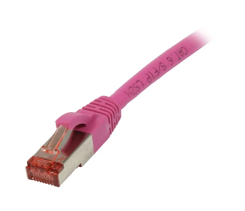 Patchkabel RJ45, CAT6 250Mhz, 0.5m magenta, S-STP(S/FTP), LSZH, Synergy 21, Patchkabel RJ45, CAT6 250Mhz, 0.5m magenta, S-STP(S/FTP), LSZH, Synergy 21,
