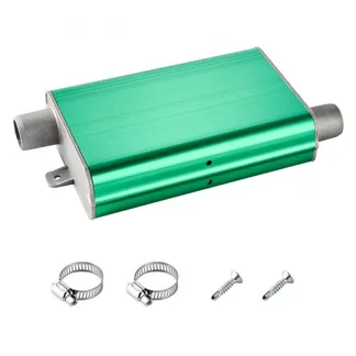 VEVOR Dieselheizungsschalldämpfer Abgasschalldämpfer Set mit 2 Klemmen & Schrauben, Aluminiumlegierung, Standheizungs-Geräuschreduzierer für 2 kW / 5 kW / 8 kW Standheizung VEVOR Dieselheizungsschalldämpfer Abgasschalldämpfer Set mit 2 Klemmen & Schrauben, Aluminiumlegierung, Standheizungs-Geräuschreduzierer für 2 kW / 5 kW / 8 kW Standheizung