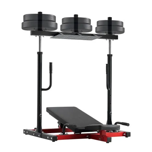 VEVOR Vertikale Beinpresse, spezielles Heim-Fitnessgerät für den Unterkörper, Trainingsgerät aus Karbonstahl, verstellbares Beinkrafttraining für hochintensives Drücken 249,48 kg belastbar VEVOR Vertikale Beinpresse, spezielles Heim-Fitnessgerät für den Unterkörper, Trainingsgerät aus Karbonstahl, verstellbares Beinkrafttraining für hochintensives Drücken 249,48 kg belastbar
