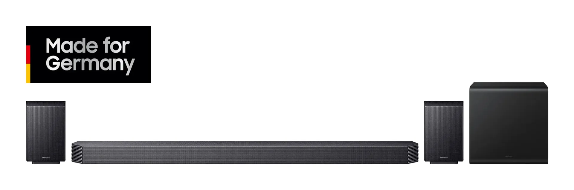 Samsung Q-series Q-Serie Soundbar HW-Q935GF 9.1.4-Kanal Subwoofer & Rücklautsprecher (2025) Samsung Q-series Q-Serie Soundbar HW-Q935GF 9.1.4-Kanal Subwoofer & Rücklautsprecher (2025)