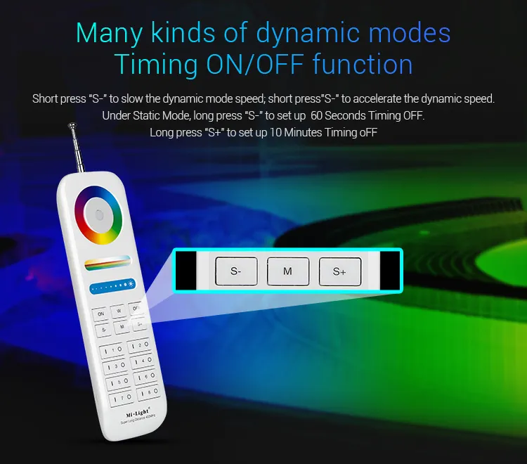 MiBoxer FUT086 LED Fernbedienung LoRa (433MHZ) – Bild 6