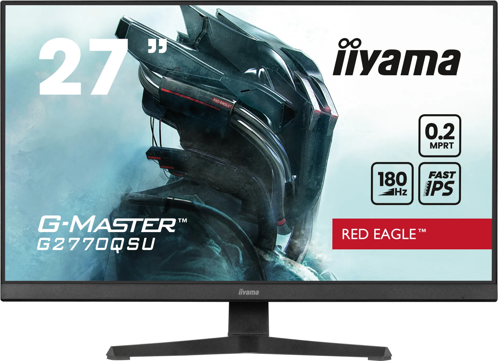 iiyama G-MASTER Erwecke dein volles Spielpotenzial mit dem Gaming-Monitor G2770QSU Red Eagle mit Fast IPS-Panel-Technologie – Bild 2