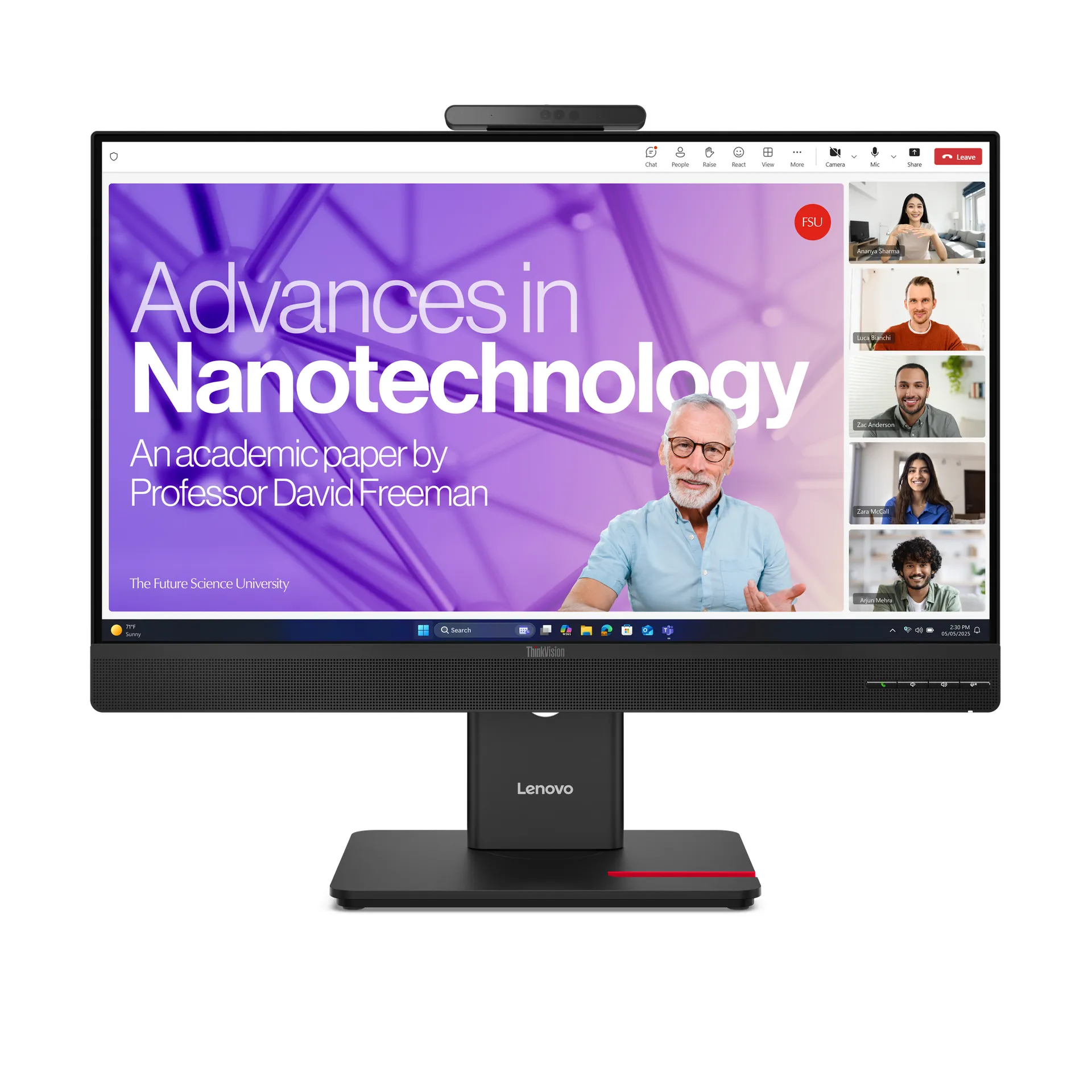 Lenovo ThinkVision T27QD-4v Monitor Lenovo ThinkVision T27QD-4v Monitor