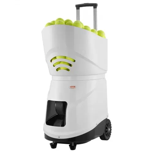 VEVOR Tennisballmaschine, automatischer tragbarer Tennisballwerfer, Übungswerfer für 150 Bälle, Tennistraining, 5 Motoren, Multimodus-Übungen, über 2 Stunden Spielzeit, wiederaufladbarer Akku, Fernbedienung per App – Bild 8