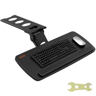 VEVOR Tastaturablage unter dem Schreibtisch Große 250 x 635 mm, Tastaturablage 0-220 mm Höhe Einstellbar, Tastaturablage Keyboard, Tastaturauszug für Büro, zu Hause usw. VEVOR Tastaturablage unter dem Schreibtisch Große 250 x 635 mm, Tastaturablage 0-220 mm Höhe Einstellbar, Tastaturablage Keyboard, Tastaturauszug für Büro, zu Hause usw.