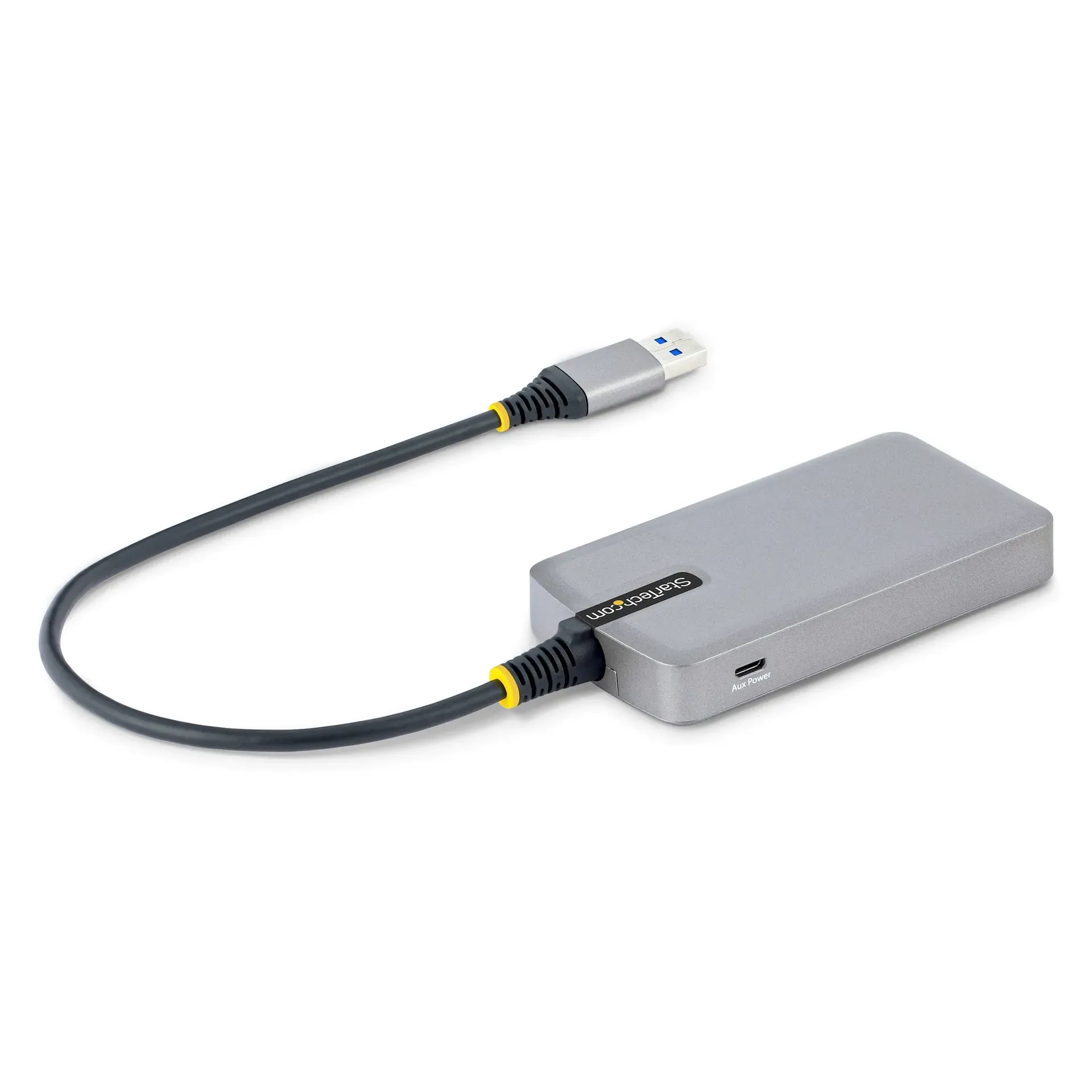 StarTech.com 4-Port USB 3.0 Hub - USB Hub 3.0 5 Gbit/s, Busbetrieben, USB-A Hub auf 4 USB-A mit Optionalem Stromanschluss - Desktop/Laptop USB Verteiler/USB Splitter, 30cm Kabel – Bild 2