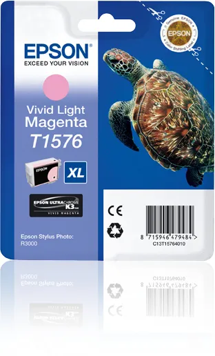 Epson Turtle T1576 Vivid Light Magenta Epson Turtle T1576 Vivid Light Magenta