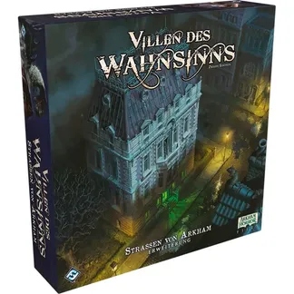 Villen des Wahnsinns – Die Straßen von Arkham, Brettspiel Villen des Wahnsinns – Die Straßen von Arkham, Brettspiel