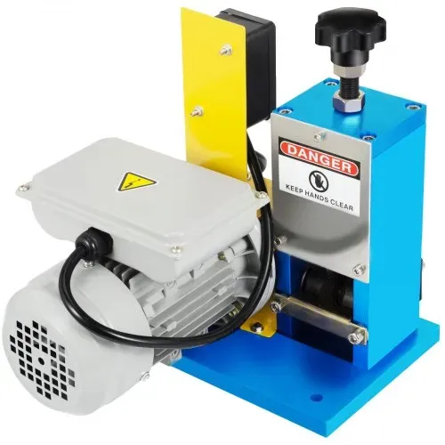 VEVOR Abisoliermaschine Elektrisch, 1,5-25 mm Kabelabisoliermaschine Elektrisch, 180 W Einphasig Kabelschälmaschine, HXSMS-025 Modell Kabelschäler mit Klinge und Handschuhen, Kabel Abisolierwerkzeug – Bild 9
