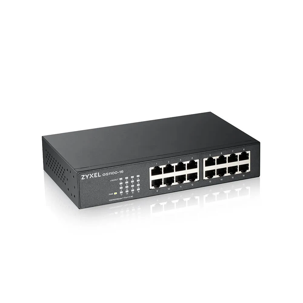 Zyxel GS1100-16 Unmanaged Gigabit Ethernet (10/100/1000) – Bild 2