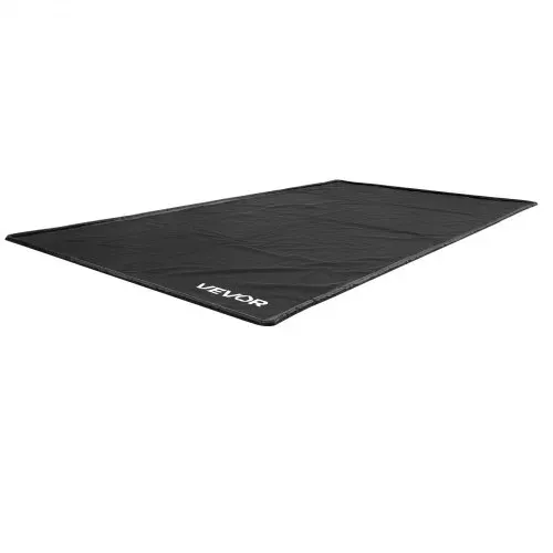 VEVOR Auffangmatte PVC-Garagenbodenmatte rutschfest (2,4 x 4,9 x 0,03 m) mit Abziehbesen, strapazierfähiger & wasserfester Auffangschutz Bodenschutz vor Schnee Regen Schlamm, Garagenmatte Schwarz – Bild 10