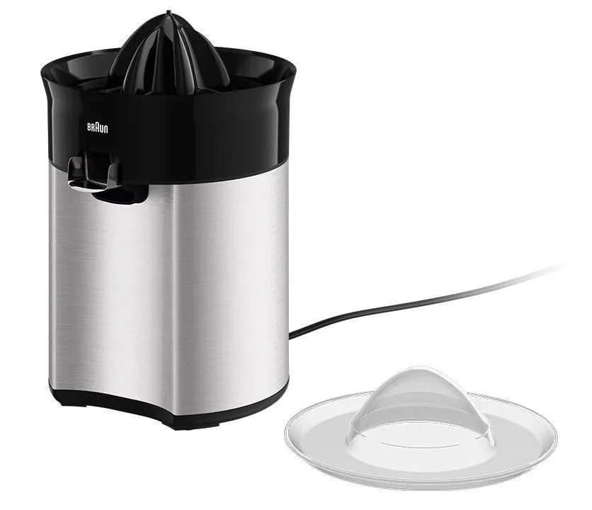 Braun CJ5050 BK Elektrische Zitronenpresse 60 W Schwarz, Metallisch – Bild 2