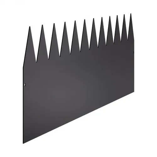 VEVOR Rasenkante, 4er-Set, 1016x304,8x1,5 mm, rostbeständige Beeteinfassung aus Metall, Beetumrandung, Raseneinfassung, einfach zu installieren, Trennwand für Blumenbeete, Hofwege schwarz – Bild 10