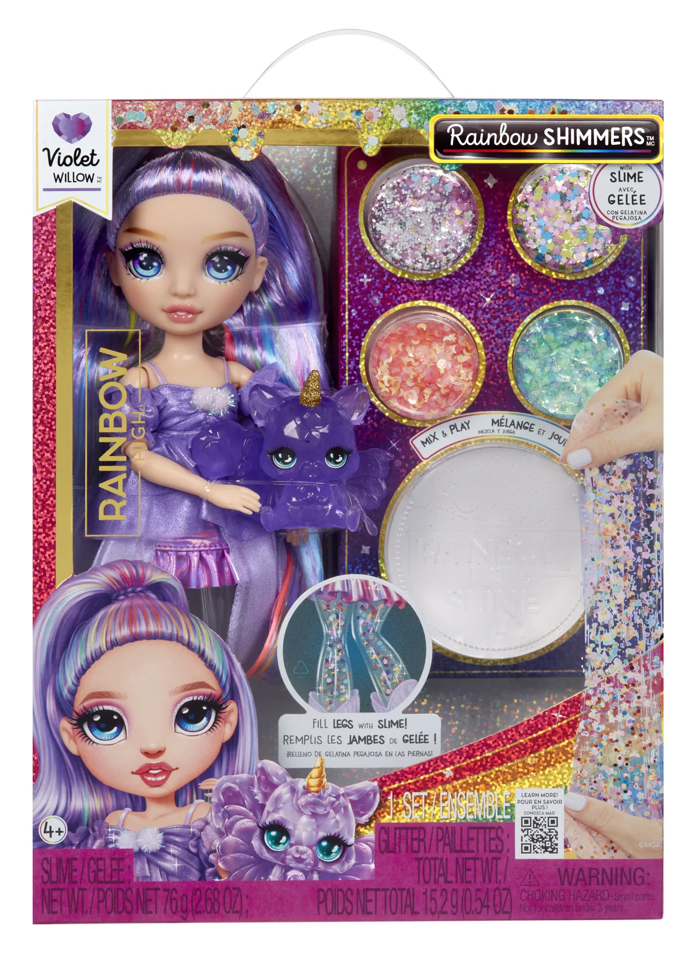 Rainbow High Rainbow Shimmers with Slime Fashion Doll - Violet (purple) – Bild 2