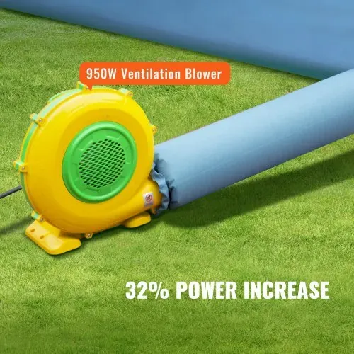 VEVOR Farbkabine DIY Sprühmalerei Sprühfarbe Schutzzelt 950 W, Blau 4 x 2,2 x 2,35 m Lackierzelt 210D Oxford-Gewebe Sprühfarbe Zelt Tragbare Sprühfarbe Farbstand DIY-Sprühmalerei – Bild 2