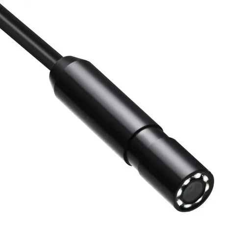 VEVOR Endoskopkamera mit 15 m langem Kabel, 1920P HD-Inspektionskamera für Android & iOS, industrielle Kanal-Kamera mit Licht – 8 LEDs, 2-facher Zoom, IP67-Schlangenkamera für Auto, Sanitär – Bild 8