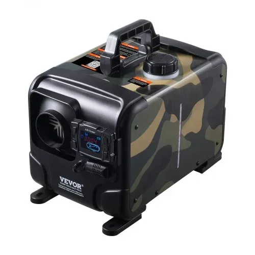 VEVOR 5-8KW Dieselheizung 12 V / 24 V All in One Diesel-Luftheizung mit Bluetooth-App & Fernbedienung & Anzeigebildschirm & CO-Alarm, schnell aufheizende horizontale tragbare horizontale Dieselheizung – Bild 9