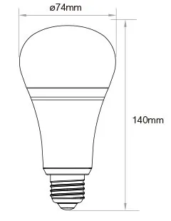 MiBoxer FUT105 LED Retrofit E27 Bulb 12W RGB-WW (RGB-CCT) Lampe mit Funk und WLAN – Bild 4