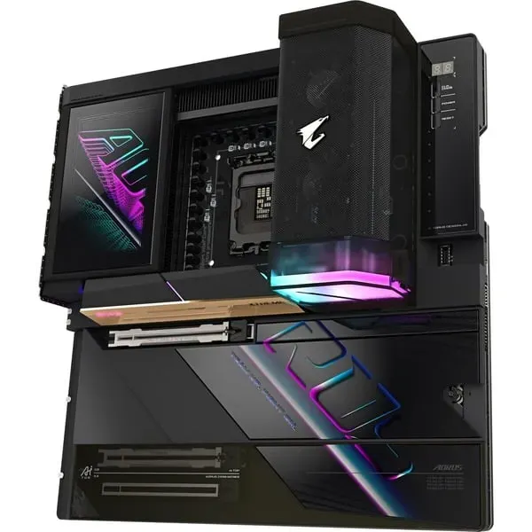 GIGABYTE Z890 AORUS XTREME AI TOP Motherboard - Unterstützt Intel Core Ultra (Serie 2) CPUs, 22+1+2 Phasen VRM, bis zu 9500MHz DDR5 (OC), PCIe 5.0 M.2, Wi-Fi 7, Thunderbolt 5 – Bild 4