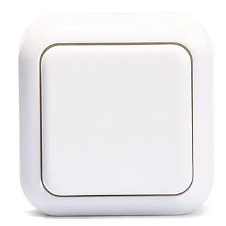 Kreuzschalter McPower “Finery“, 250V/10A, AP, weiß Kreuzschalter McPower “Finery“, 250V/10A, AP, weiß