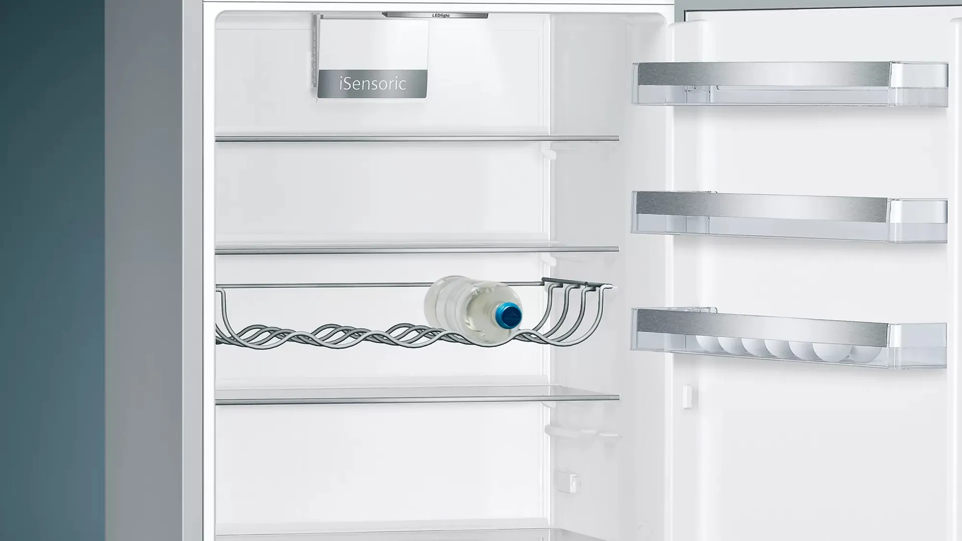 Siemens KG49EAICA Kühl- und Gefrierkombination Freistehend 419 l Edelstahl – Bild 5