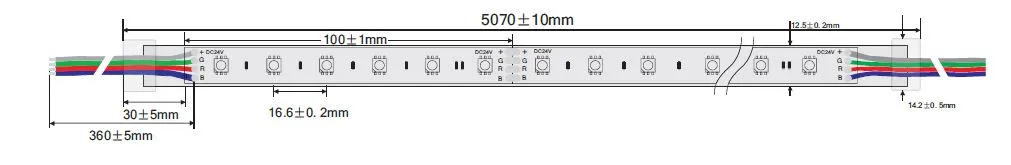 Synergy 21 LED Flex Strip 5050 - 30 RGB DC24V + 36W IP68 – Bild 2