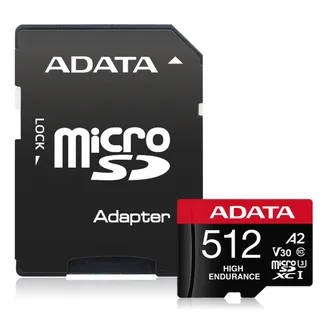 ADATA High Endurance 512 GB MicroSDXC UHS-I Klasse 10 ADATA High Endurance 512 GB MicroSDXC UHS-I Klasse 10