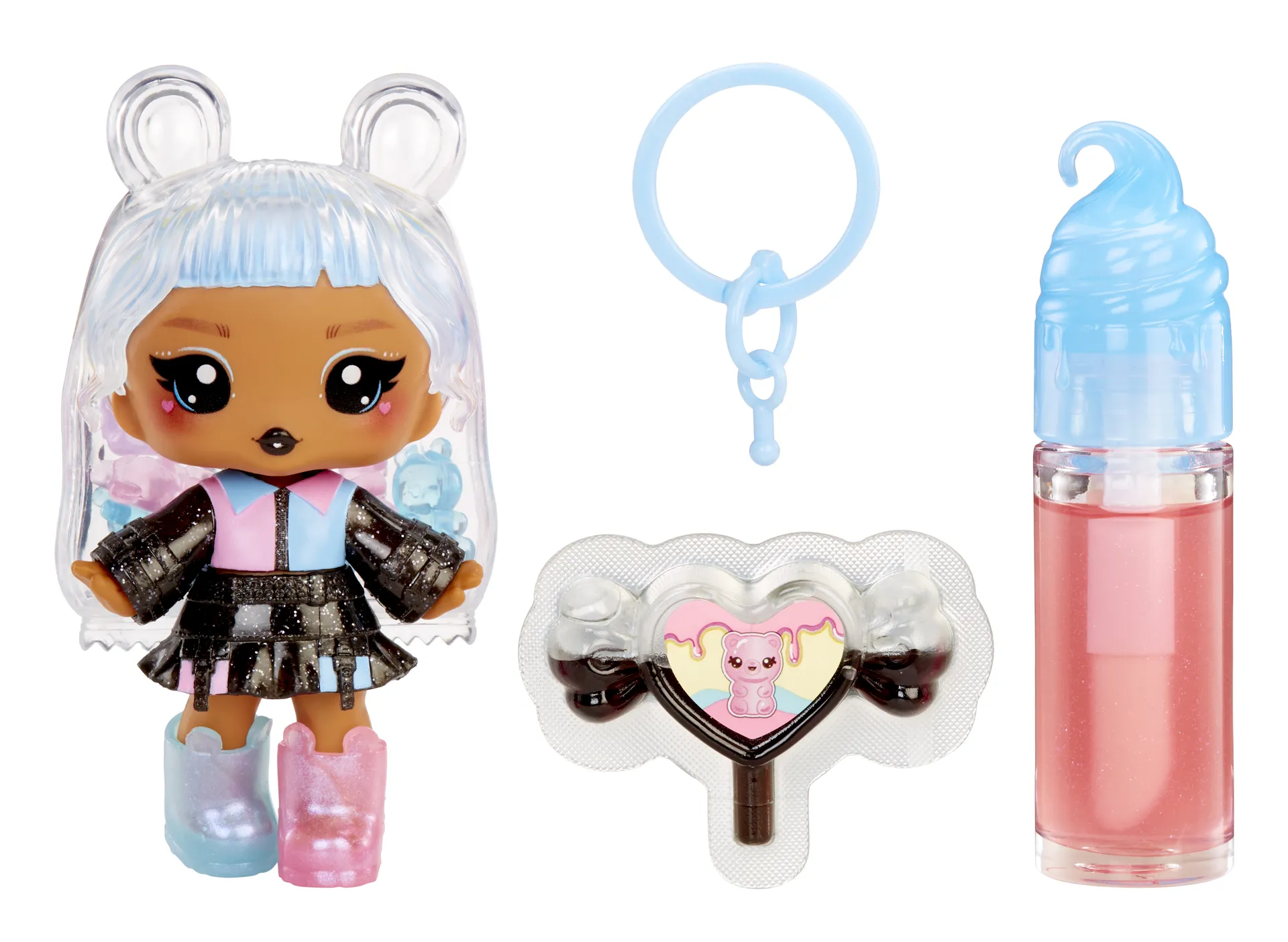 MGA Entertainment Yummiland Lip Gloss Doll Sour Sweeties - Gabi Gummybear – Bild 2
