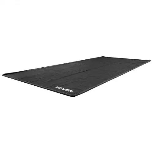 VEVOR Auffangmatte PVC-Garagenbodenmatte rutschfest (2,6 x 6,1 x 0,03 m) mit Abziehbesen, strapazierfähiger & wasserfester Auffangschutz Bodenschutz vor Schnee Regen Schlamm, Garagenmatte Schwarz – Bild 10