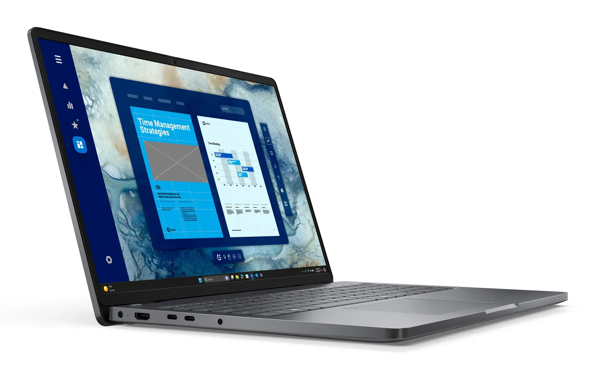 DELL Pro 16 PC16250 Intel Core Ultra 5 225U Laptop 40,6 cm (16") Full HD+ 16 GB DDR5-SDRAM 512 GB SSD Wi-Fi 6E (802.11ax) Windows 11 Pro Deutsch Schwarz – Bild 2