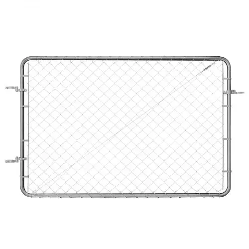 VEVOR Gartentür, 183x122 cm, verstellbares Maschendrahtzauntor, passend für Gartenzauntoröffnungen von 61–183 cm(B)x183 cm(H), Zauntor für Bauernhof, Pfosten nicht im Lieferumfang enthalten – Bild 9